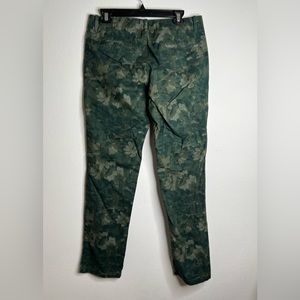 Gap The Lived In Slim Men’s Floral Camo Green 32x32 Cotton Adult Casual